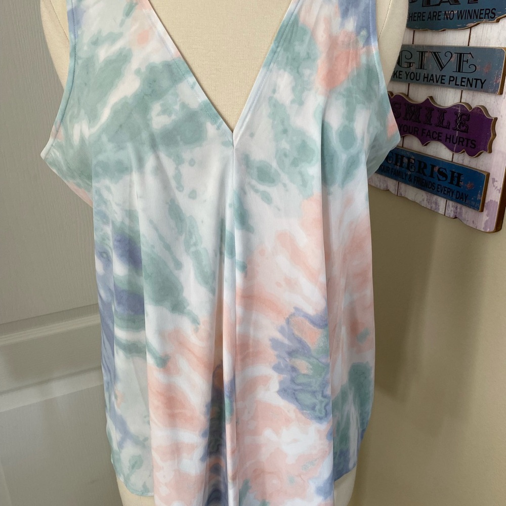 Calvin Klein Pastel Tie-Dye Tank Top